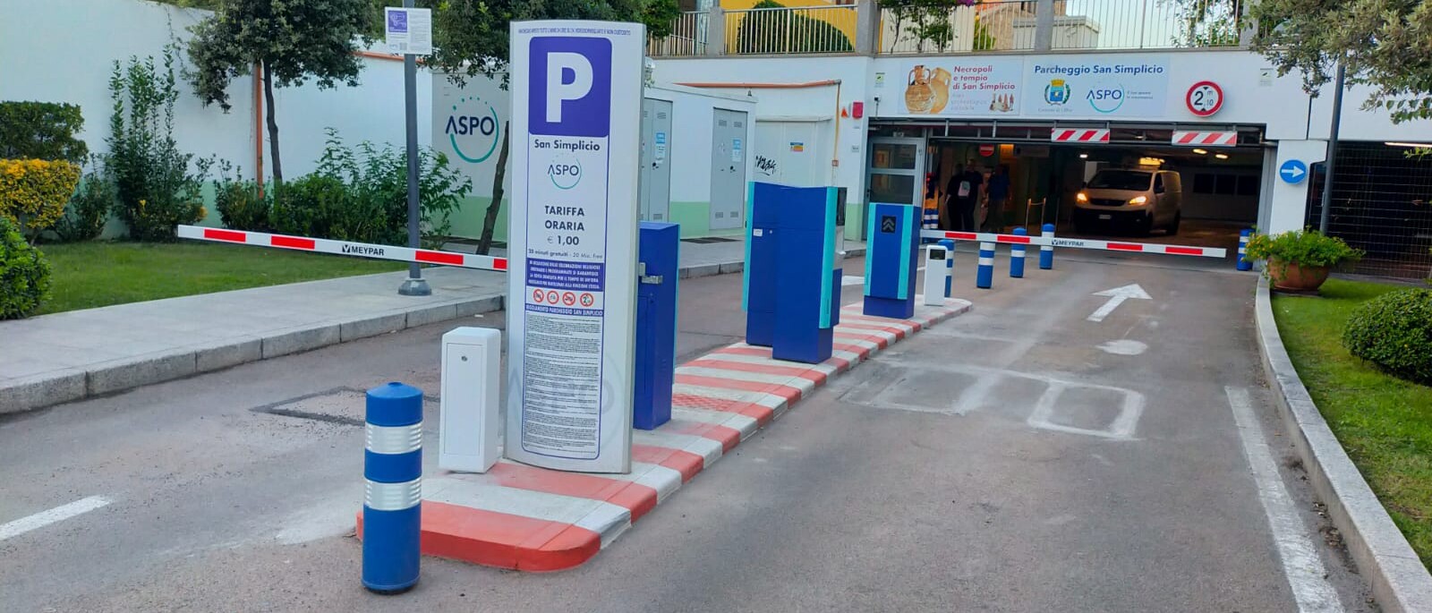 Controlli accesso parcheggio