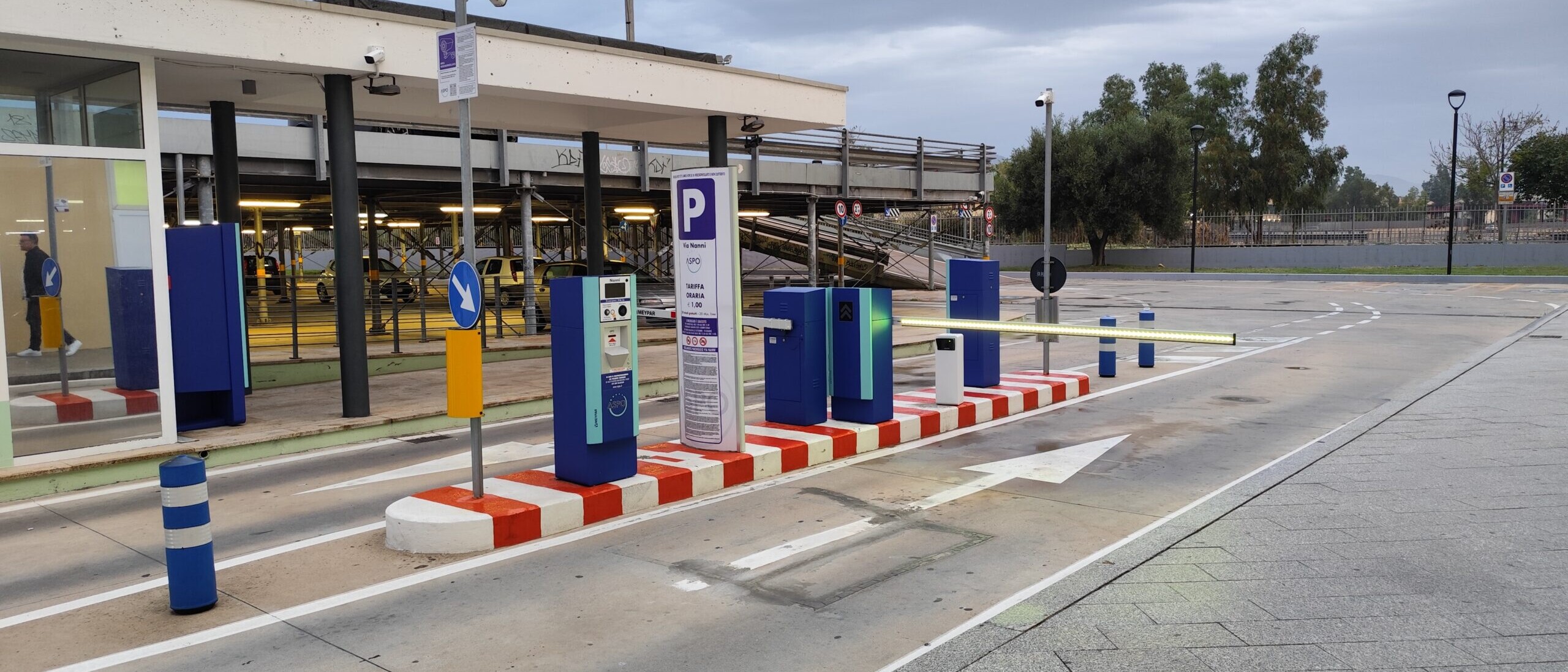 Impianto di parcheggio a pagamento per ASPO